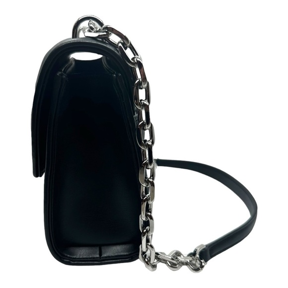 NWT MICHAEL KORS Serena Black Quilted Crossbody Bag - Picture 6 of 13